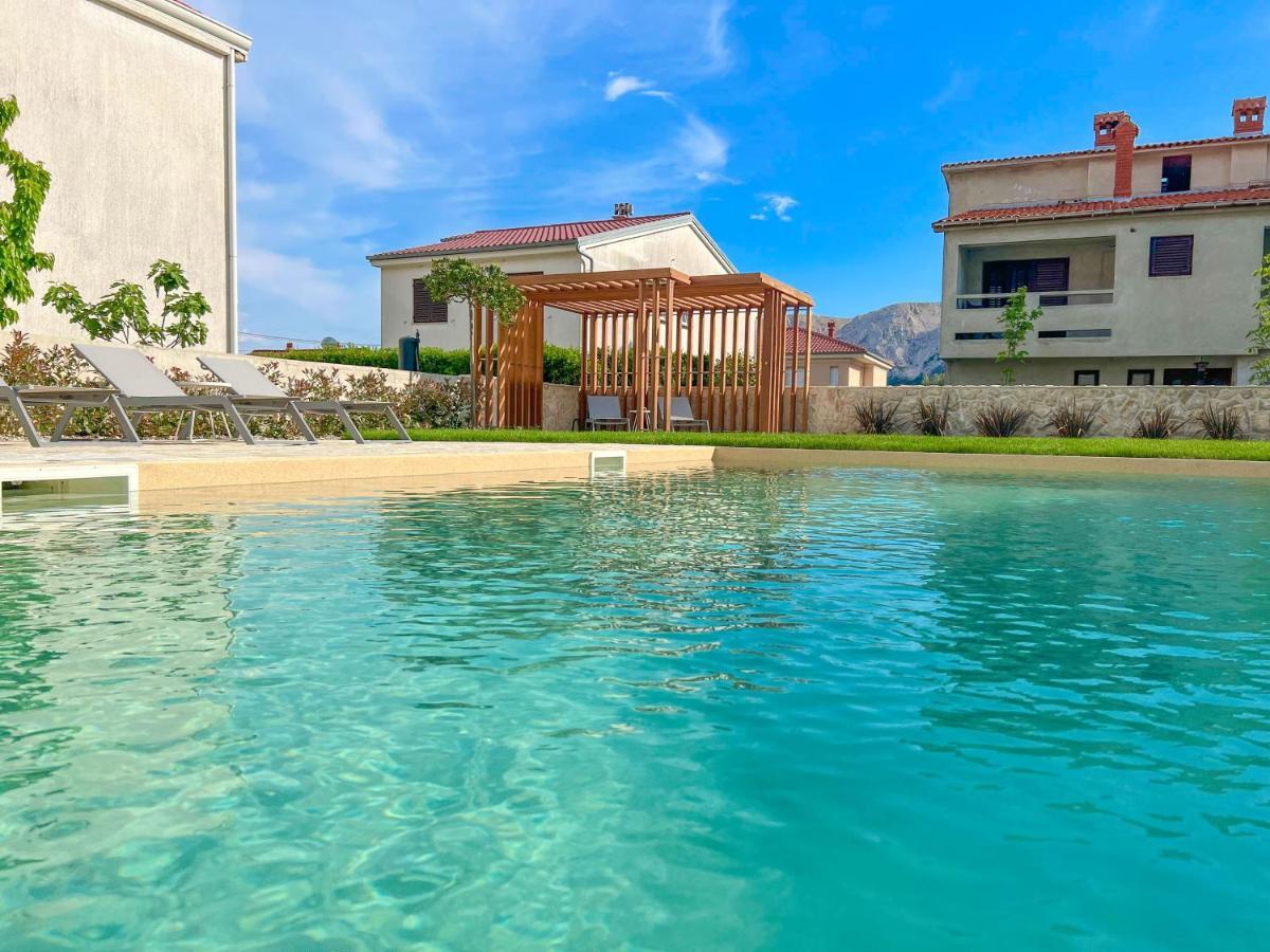 Apartment Baska Mit Poolarea - Krk, Kroatien Экстерьер фото