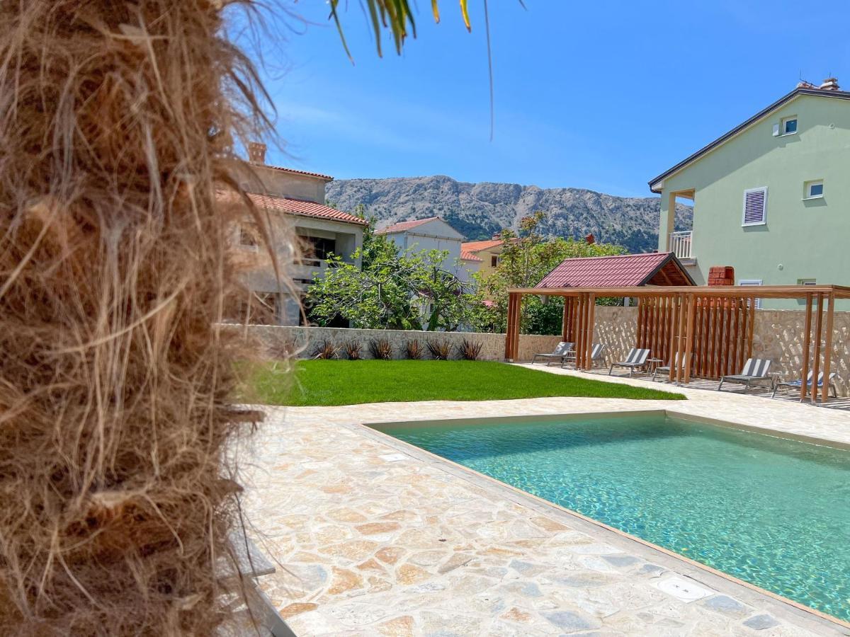 Apartment Baska Mit Poolarea - Krk, Kroatien Экстерьер фото