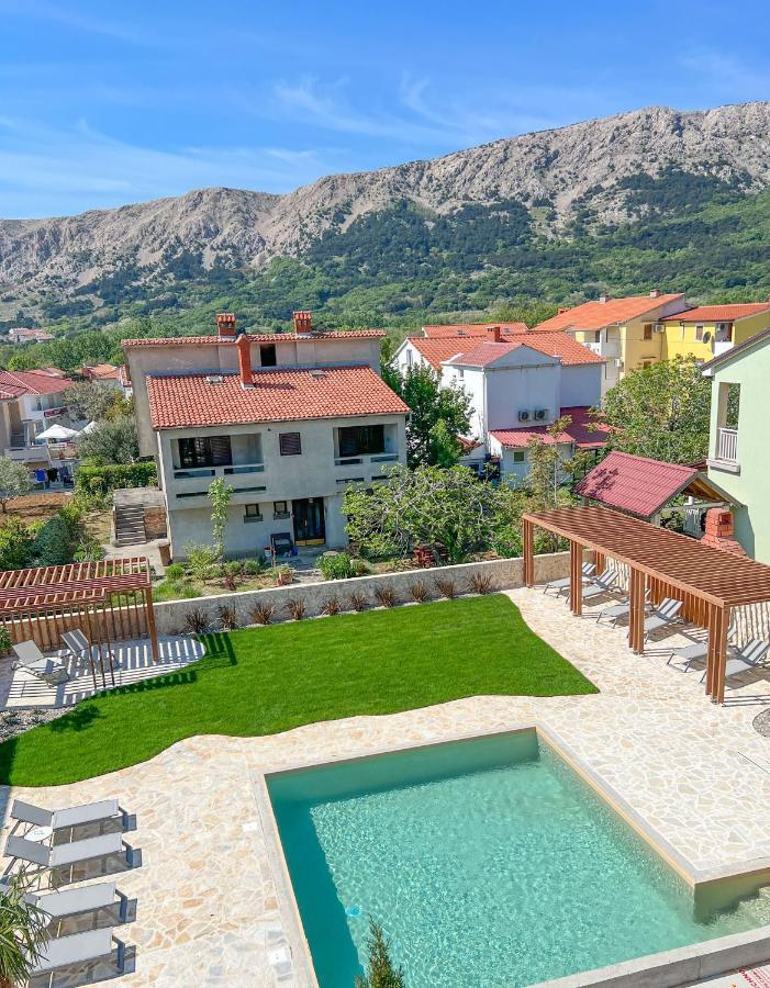 Apartment Baska Mit Poolarea - Krk, Kroatien Экстерьер фото