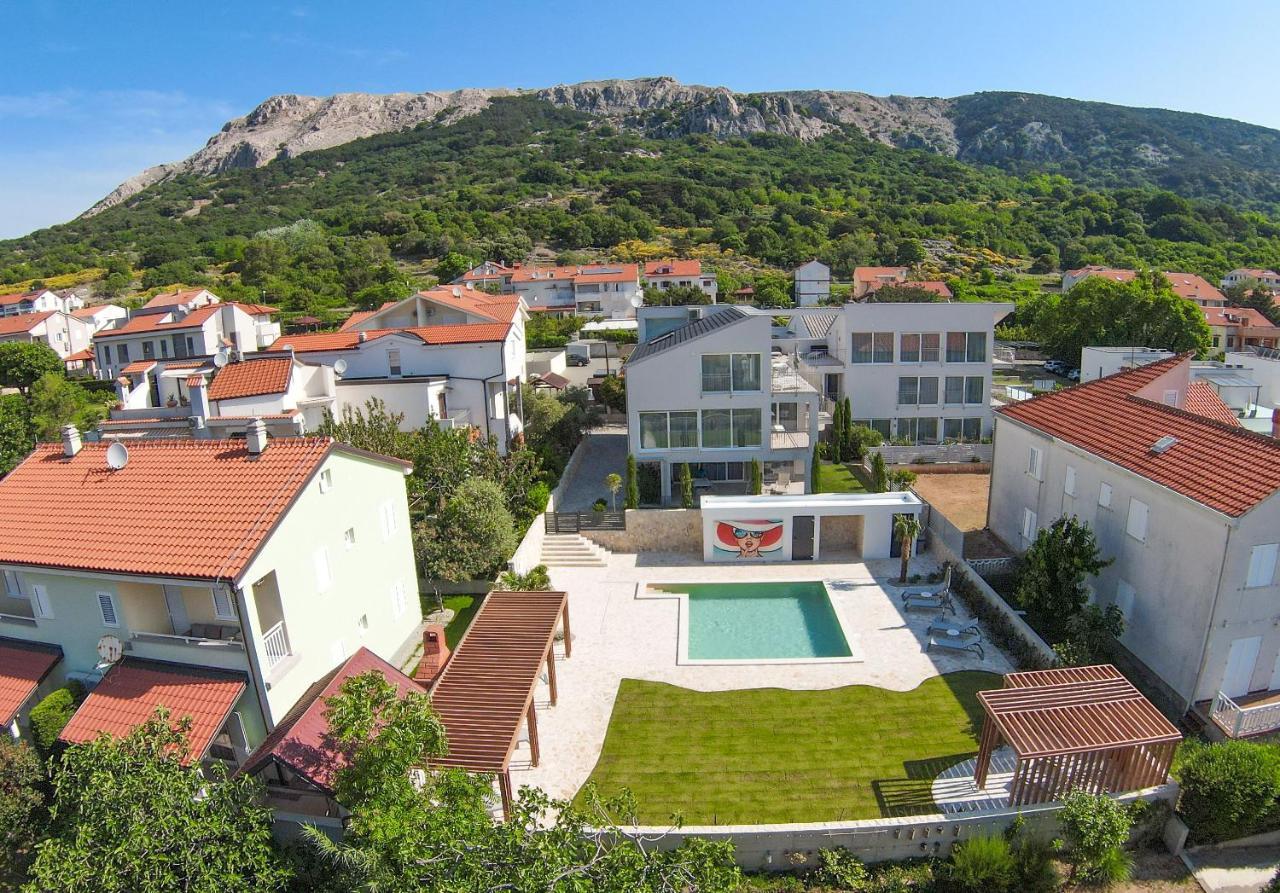 Apartment Baska Mit Poolarea - Krk, Kroatien Экстерьер фото