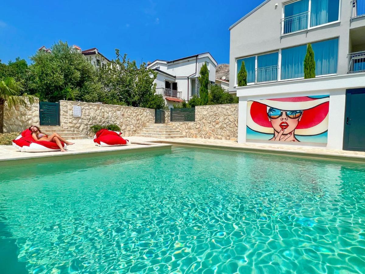 Apartment Baska Mit Poolarea - Krk, Kroatien Экстерьер фото